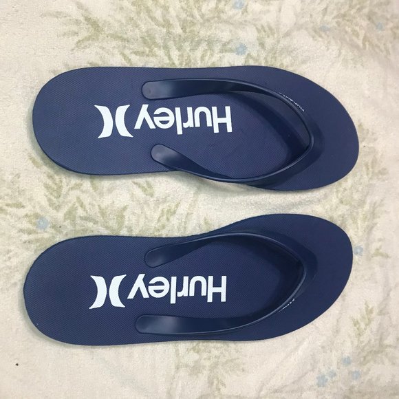 Hurley Rubber Foam Flip Flop Sandal Blue - Picture 2 of 7
